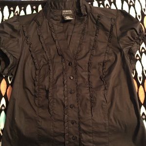 George Stretch Black Blouse - Small (4/6)